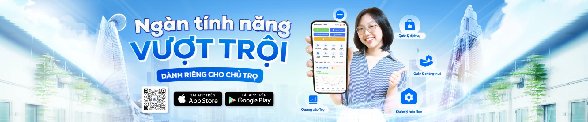 App Trọ Mới Host - Ngàn tính năng vượt trội dành cho chủ trọ