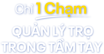 Chỉ một chạm, quản lý trọ trong tầm tay