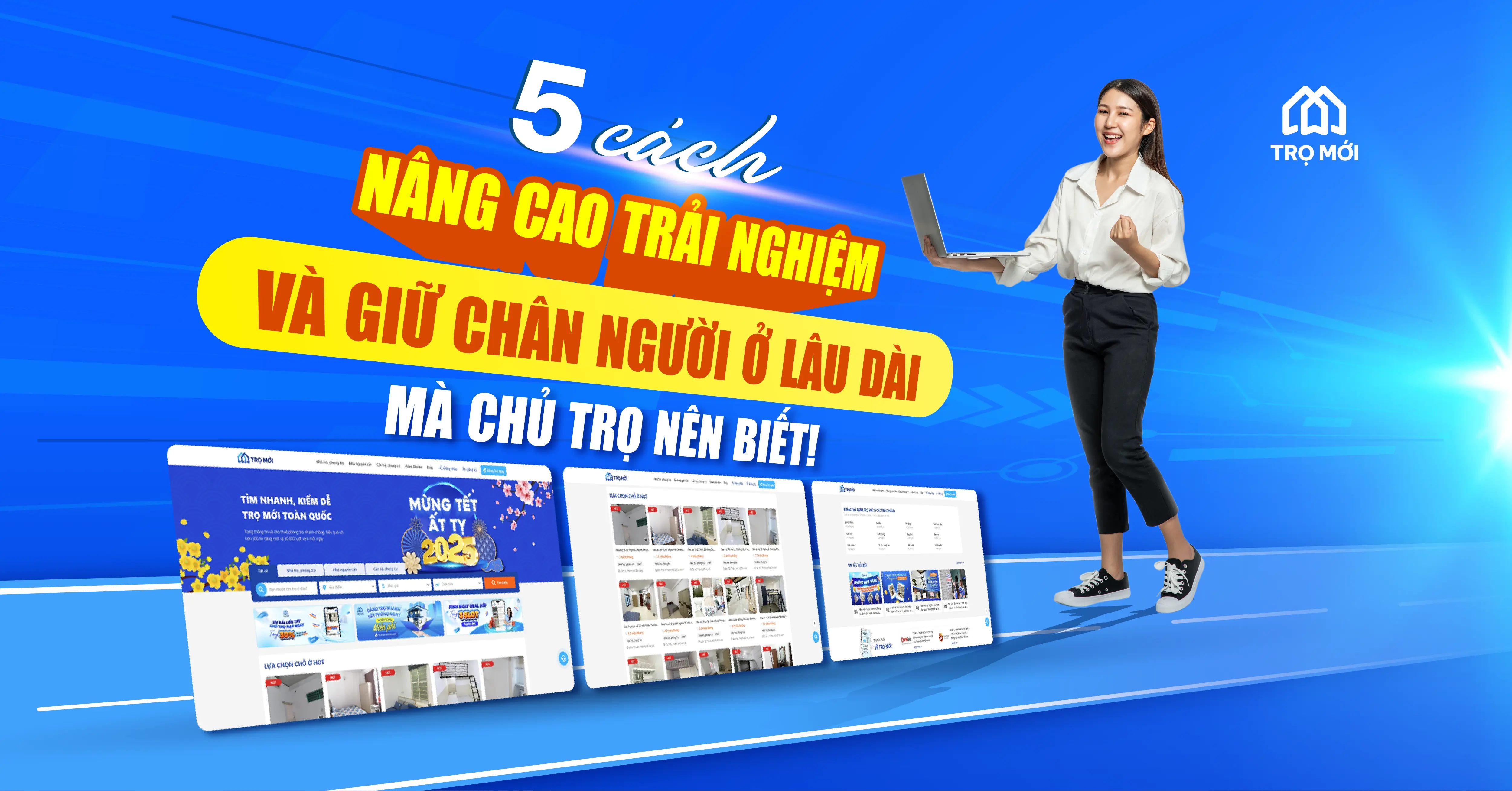 5 cách nâng cao trải nghiệm khách thuê và giữ chân người ở lâu dài