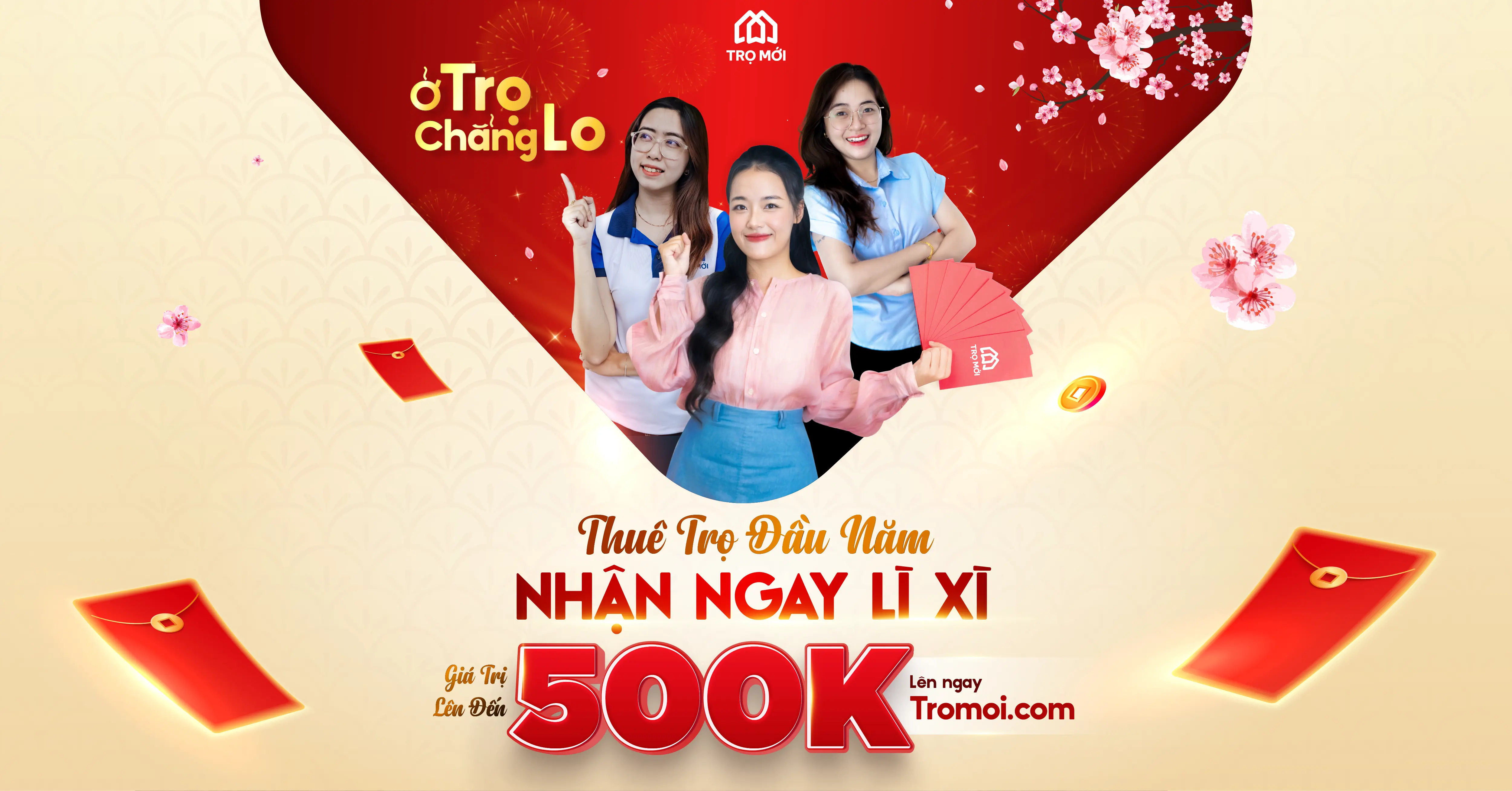 Thuê trọ đầu năm - Nhận ngay lì xì