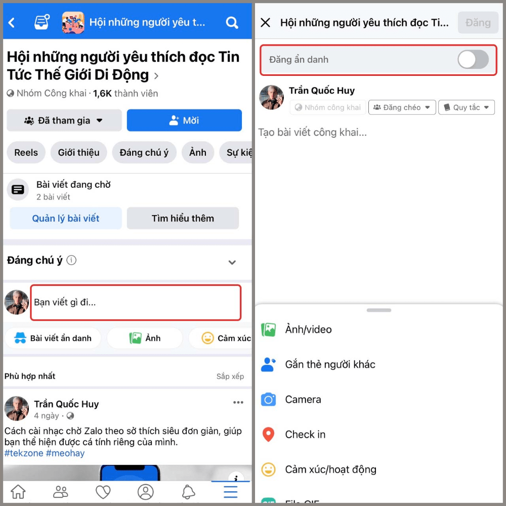 cách đăng tin cho thuê nhà trên facebook