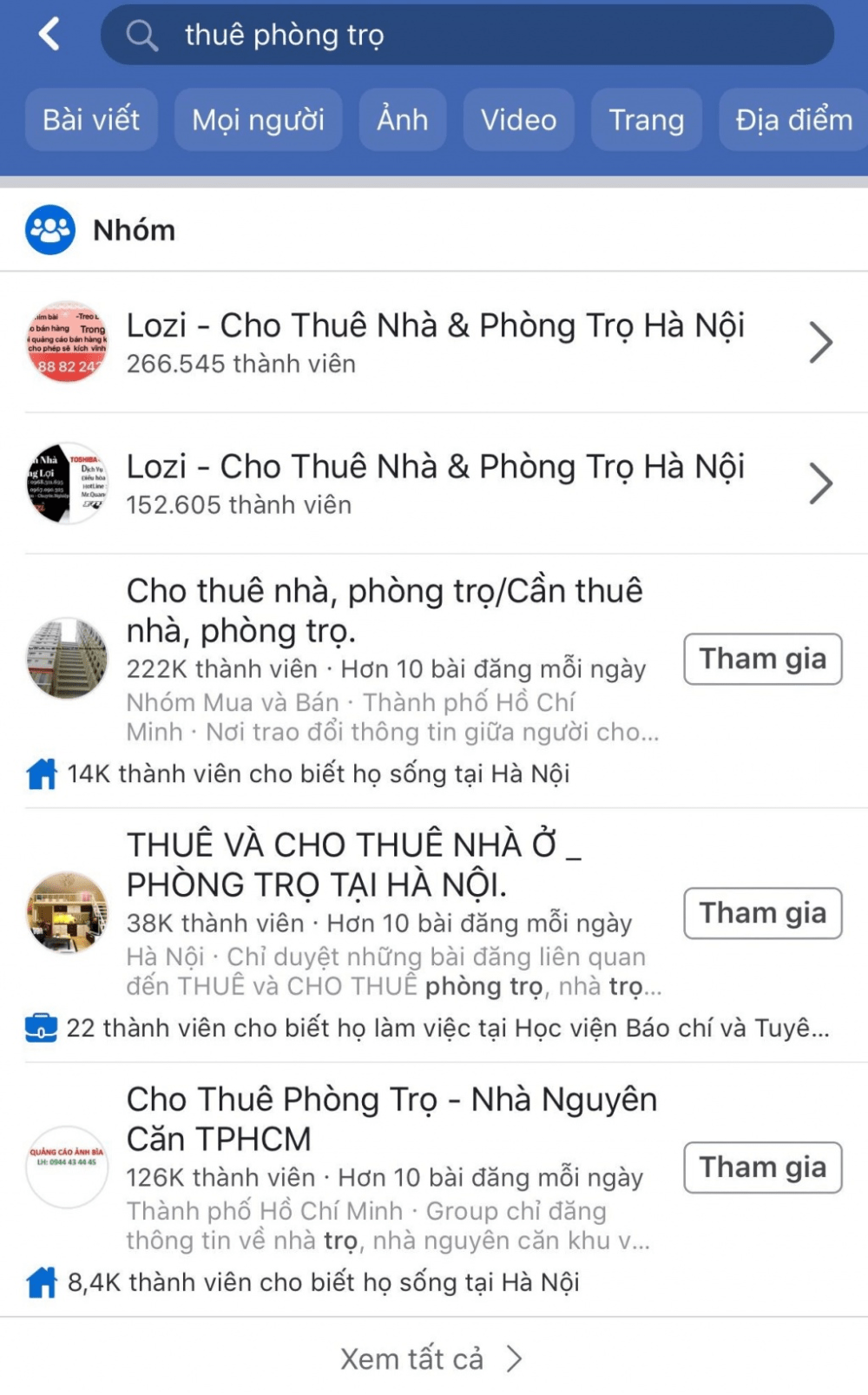 cách đăng tin cho thuê nhà trên facebook